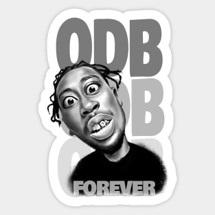 ODB Forever Caricature - Ol' Dirty Bastard Sticker